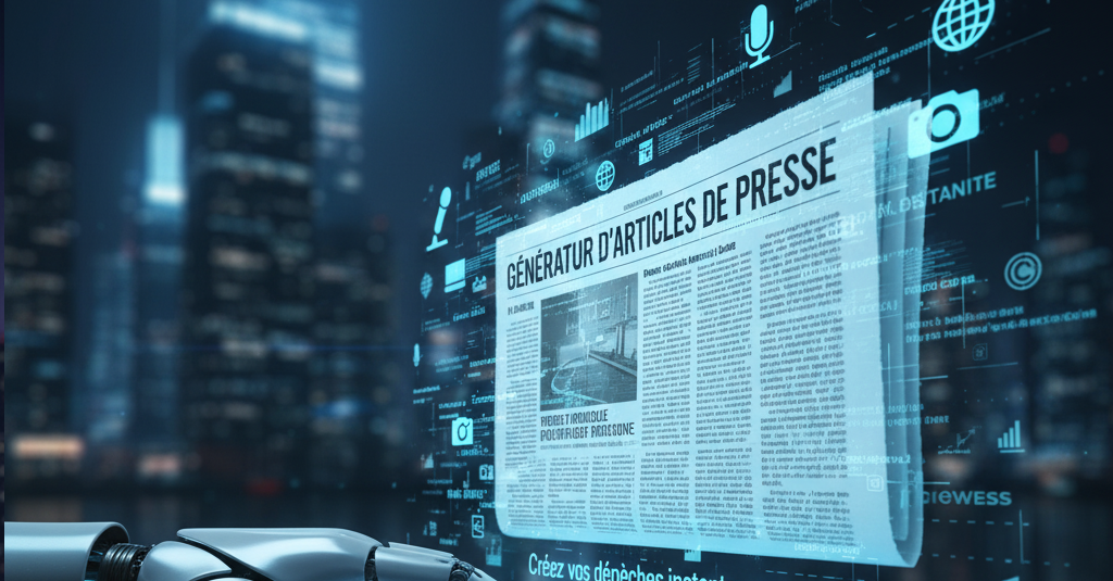 Générateur article de presse IA | Rédigez mieux et plus vite