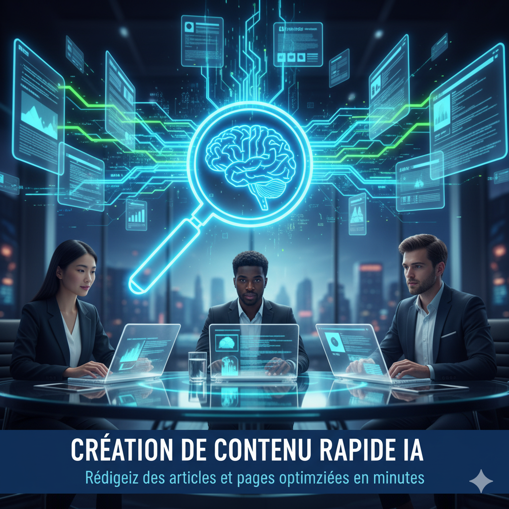 la création de contenu rapide IA